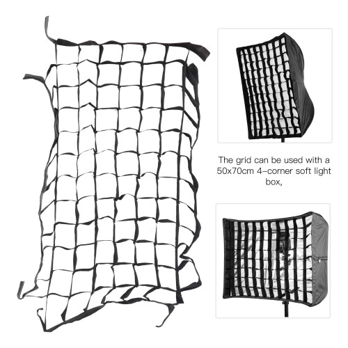 Studio Lighting Softbox Grid 50x70cm Foldable Mesh for Photography Accessories 2