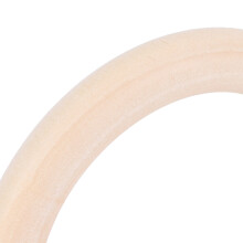 20Pcs 70mm Natural Wood Baby Teething Rings DIY Jewelry Making Accessories