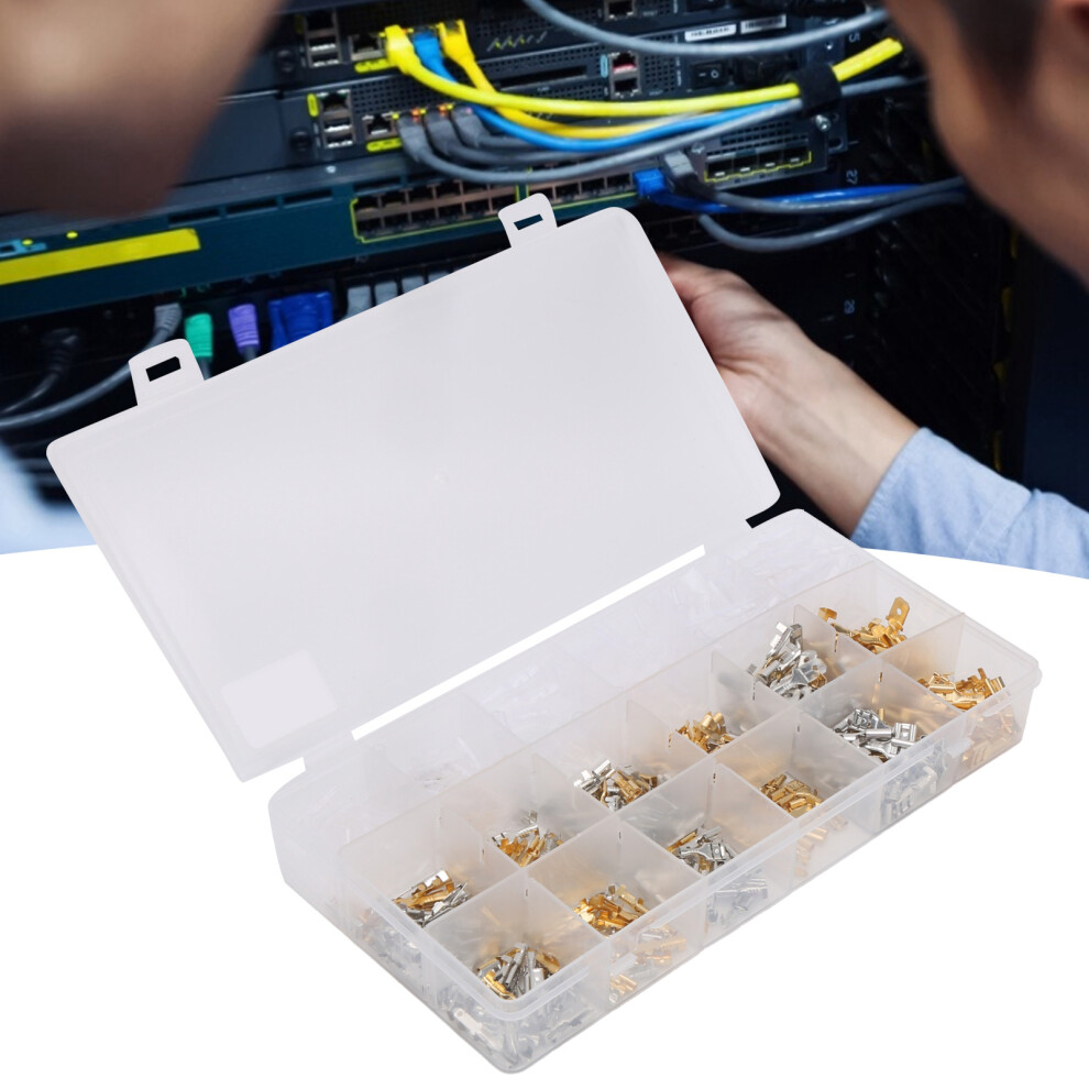 540Pcs Wire Connectors Kit 2.8/4.8/6.3Mm Terminals, Industrial Accessories 4661359772558