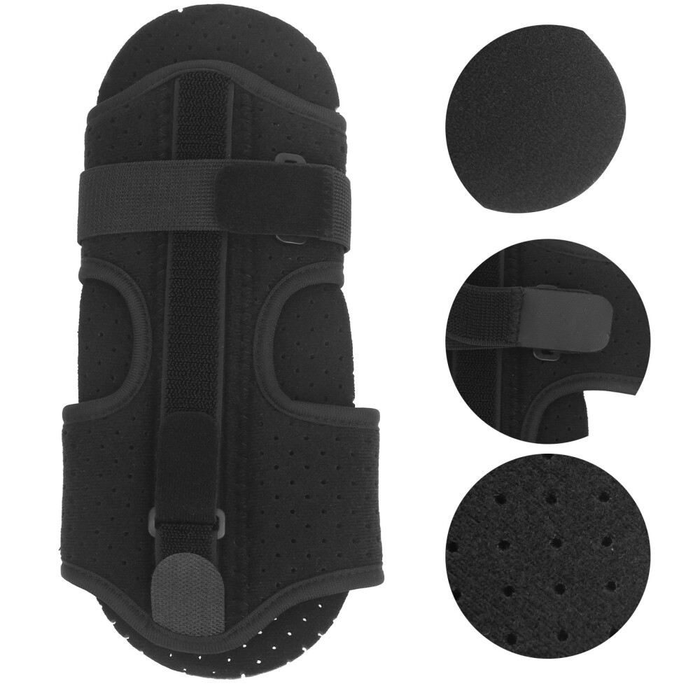 Plantar Fasciitis Brace Ankle Support Corrector Sponge Black for Adults