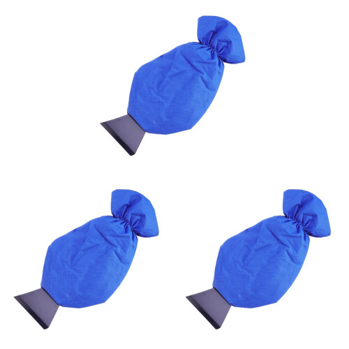 3Stk Autoschneeschaufel Blau Eiskratzer Schnee Entferner 1
