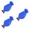 3Stk Autoschneeschaufel Blau Eiskratzer Schnee Entferner 7