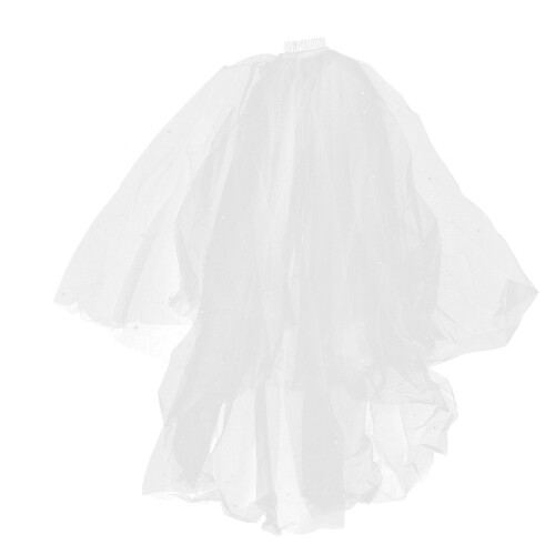 White -Schleier Mehrschichtig Brautkopfschmuck 1