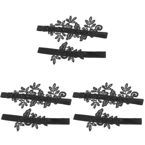3Sets Beinstulpen Gürtel Hochzeit Elastisch 1