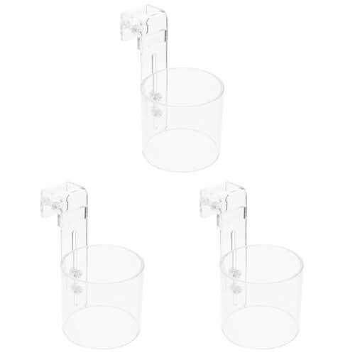3Stk Transparenter Futterring Aquarium Fütterungshilfe Zubehör 2