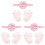 3 Sets Baby Spitzensöckchen Für Babykleidung 3