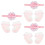 3 Sets Baby Spitzensöckchen Für Babykleidung 7