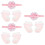 3 Sets Baby Spitzensöckchen Für Babykleidung 8