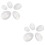 100 Lustige Ostern DIY Eier, Simulationseier, Handbemalt 6