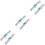 6 Kantoor Kousenband Bruidsaccessoires Set Bruid 5