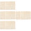 4Sets Kinder Höhenmessstab Wandaufkleber Splicing Design Khaki 7