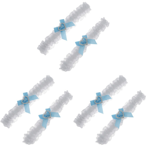 6 Strumpfhalter Brautaccessoires Set 1
