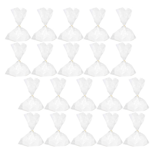 100 Transparente Kunststoffbacktüten Mit Verschlussband 2
