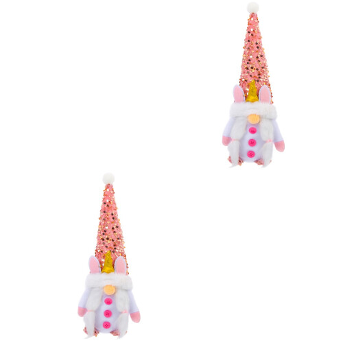 2Stk Valentines Day Schmuck Einhorn Partyzubehör 2