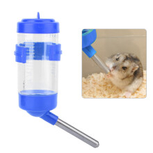 Igel & Hamster Wasserflasche Kleine Größe Blau Auslaufsicher Haustier-Wasserspender
