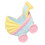 3Stk Resin Desktop Ornament Babyschieber Figur Kinder Geschenk 1