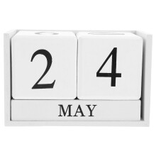 Wood Office Decor Kalender Europäischer Schreibtischkalender