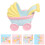 3Stk Resin Desktop Ornament Babyschieber Figur Kinder Geschenk 11