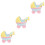3Stk Resin Desktop Ornament Babyschieber Figur Kinder Geschenk 6
