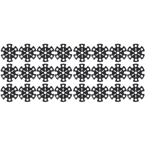24 Pcs Outdoor Climbing Trekking Pole Covers Snowflake Disk 2