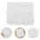 2 Baby Fotopropspullen Pasgeboren DIY Dekentje (Wit) 8