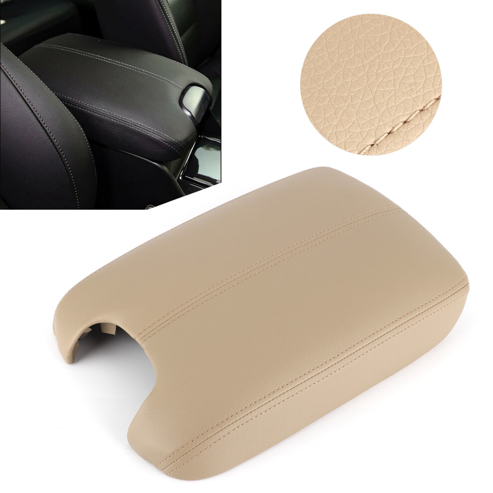 Center Console Lid Armrest Cover Fit For Honda Accord 2008-2012 Beige 8761359776528