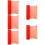 5 Rood Papier Chinese Blanko Schrijfpapier 11
