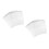 2St Wit Nylon Filterzak Vijver Aquarium Met Sluiting 2