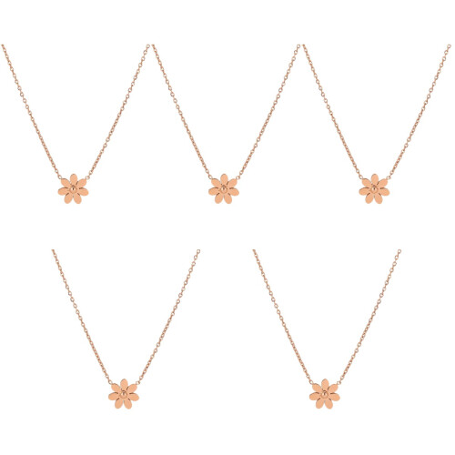 5St Madelief Bloem Ketting Roze Decor En Dames 2