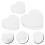 6 Stuks Schuim Hartvormig Cake Model Bakkerij Dummy 8