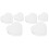6 Stuks Schuim Hartvormig Cake Model Bakkerij Dummy 2