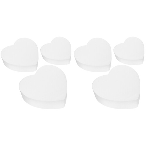 6 Stuks Schuim Hartvormig Cake Model Bakkerij Dummy 1