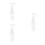 3St Decoratieve Bruids Sluier Wit Rattan Haaraccessoire 5