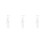 3St Decoratieve Bruids Sluier Wit Rattan Haaraccessoire 7
