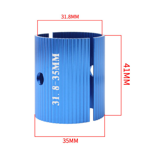 2 Fietsstuur Asverloop Aluminium Tussenstuk Adapter 1