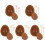 5 Sets Silikon Schokoladenform Hitzebeständig Kekseform 4