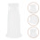 Flexibles Silikon DIY Form Glücksbeutel Handwerksform Weiß 6