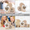 2Stk. Herz Holz Schild Muttertag 6