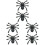 6Stk Dekorative Schuhclips Spinne Verarbeitung 2