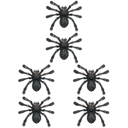 6Stk Dekorative Schuhclips Spinne Verarbeitung 1