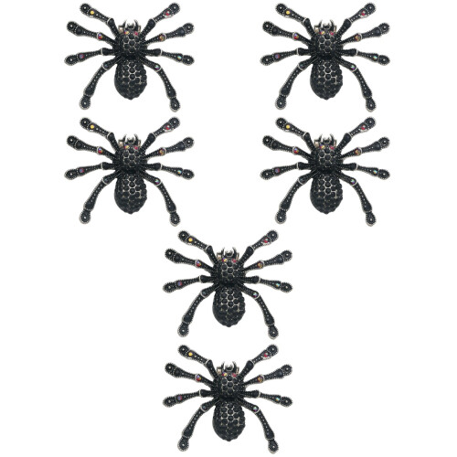 6Stk Dekorative Schuhclips Spinne Verarbeitung 2