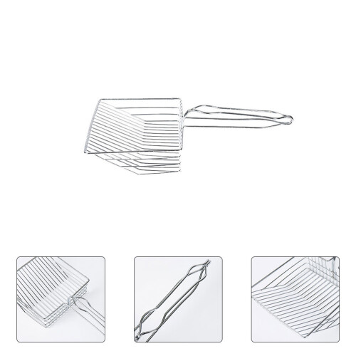 Hollow- Litter With Long Handle For Cat Waste Cleaning 2