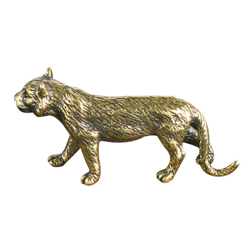 5Stk Messing Tiger Figur, , , Für Schreibtisch 1