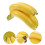 4Stk. Kunstfrucht-Bananenstrauch Aus , 5