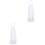 2St Witte Bruidssluier Bloem Decoratie Bruid Licht Elegant 3