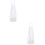 2St Witte Bruidssluier Bloem Decoratie Bruid Licht Elegant 6