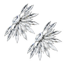 10Stk Brautschuh Clips Silber Schuhschmuck Damen