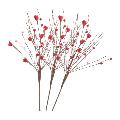 9 Valentines Day Kunstherzen Mit Beerenzweigen 1