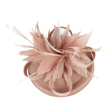 4Stk Damen Fascinator Hut Pink Mit Haarklammer Elegant Für Tee Party