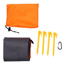 3Stk Picknickmatte Faltbar Camping Strand Mehrzweck (Orange)